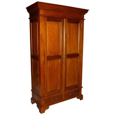 Repro Sleigh French Double Wardrobe
