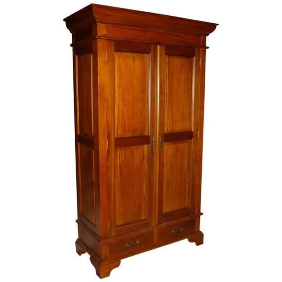 Repro Sleigh French Double Wardrobe - Prestige French Furniture