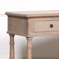 Rustic Breakfront French Hall / Console Table - Prestige French Furniture