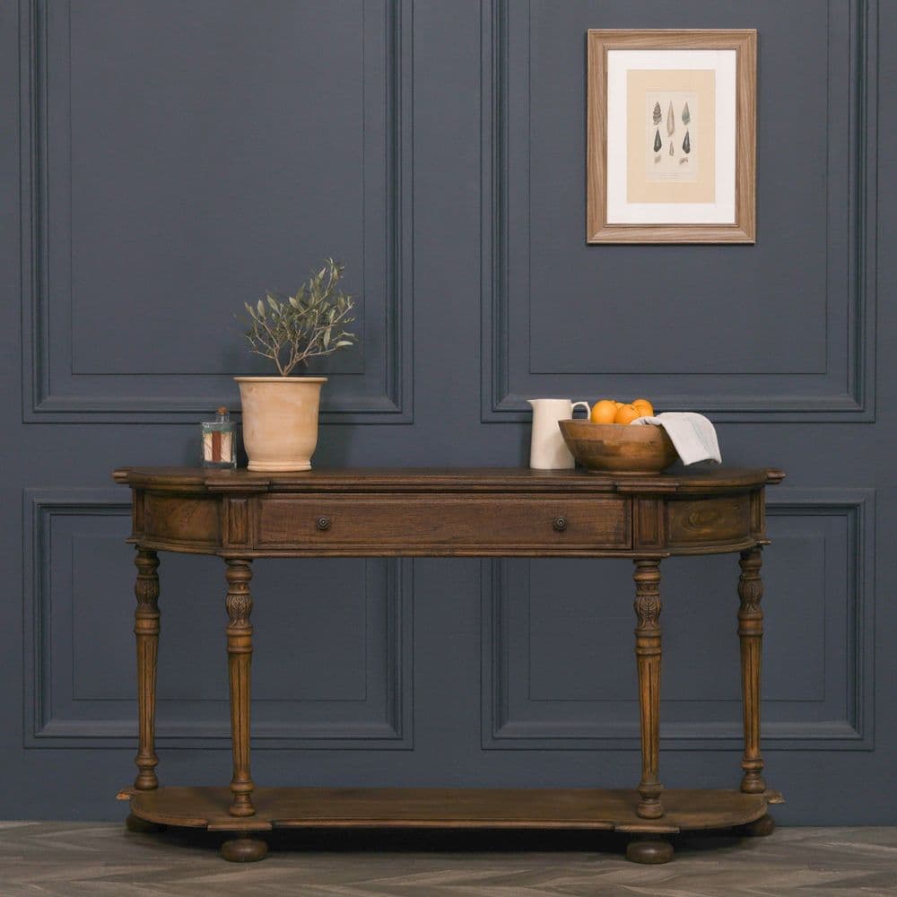 Rustic French Contemporary Large Console Table - Prestige French Furniture