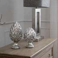 Silver Pinecone Finial - Prestige French Furniture