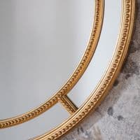 Sinatra Round Gold Mirror - Prestige French Furniture