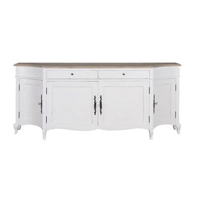 Sofia French Curved Sideboard with 4 Doors