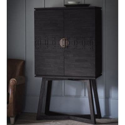 Spirit Contemporary Charcoal Cocktail Cabinet