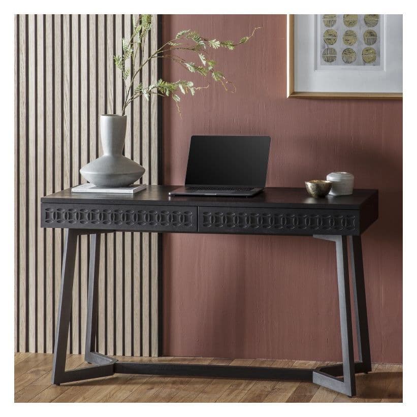 Spirit Contemporary Charcoal Desk - Prestige French Furniture