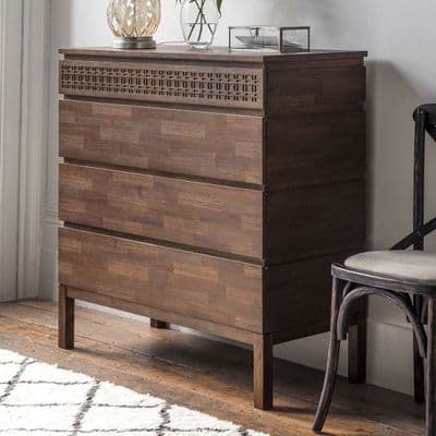 Spirit Retreat Contemporary 4 Drawer Chest