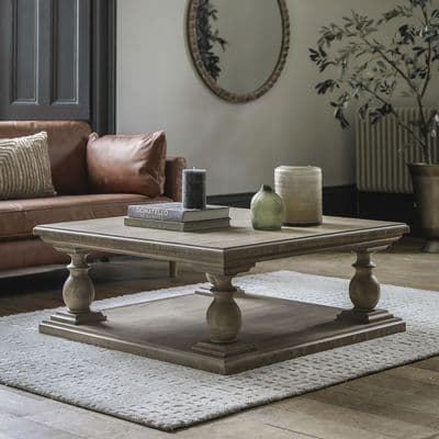 Toulouse Contemporary Rustic Coffee Table