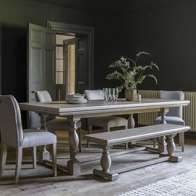 Toulouse Rustic French Style Extending Dining Table