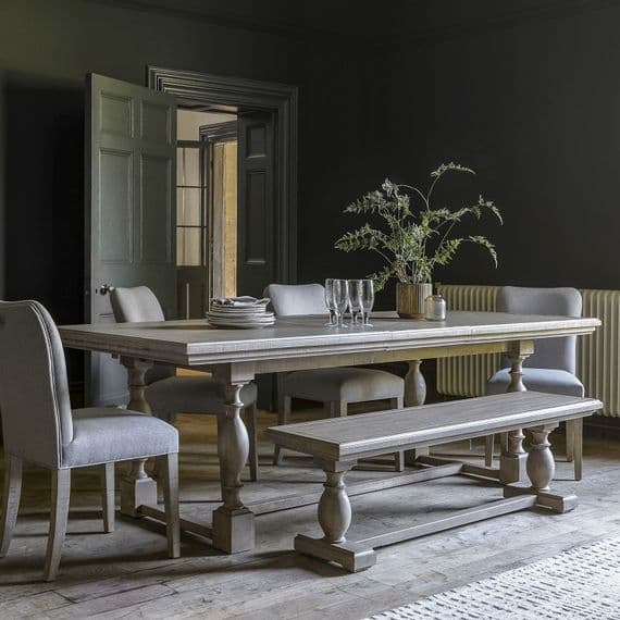 Toulouse Rustic French Style Extending Dining Table - Prestige French Furniture
