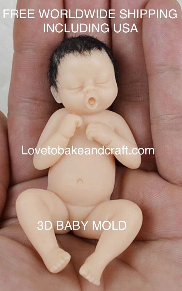 Baby online clay mould
