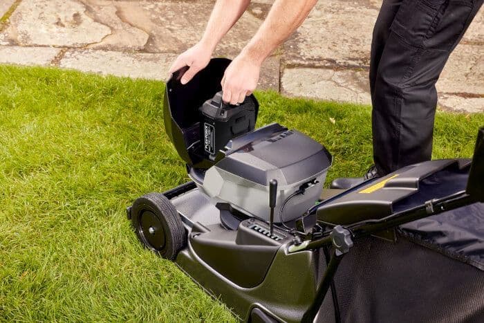 Hayter Harrier 41 PRO 60V Lawnmower with ES 378A BARE UNIT