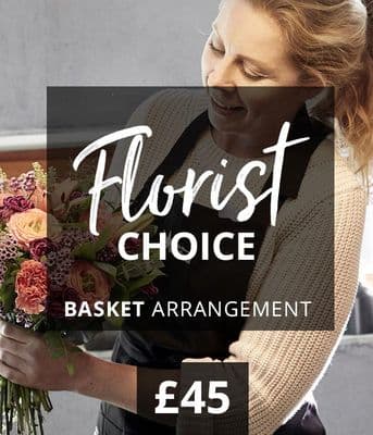 Florist Choice Basket Arrangement £45.00
