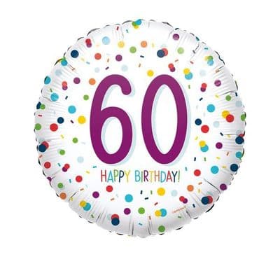 Happy 60th Birthday Balloon