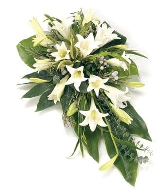 White Lily Spray