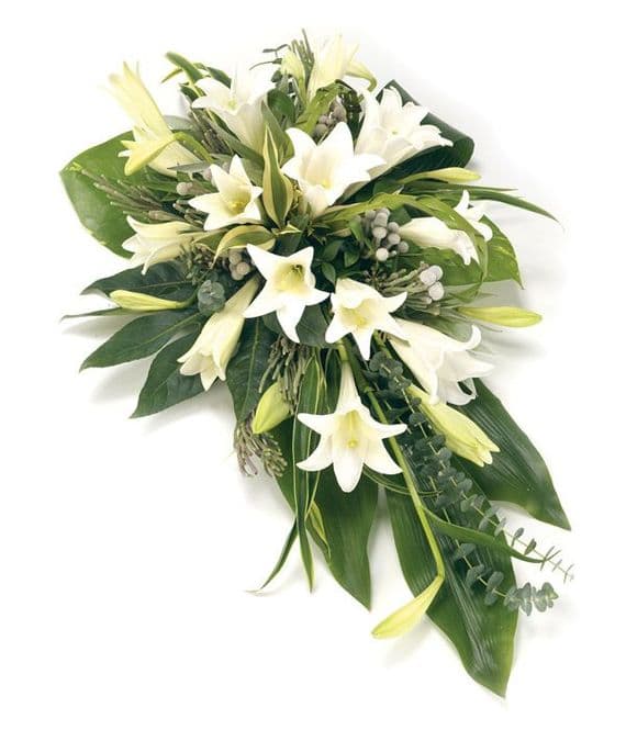 White Lily Spray