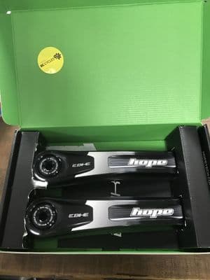 Hope - E-Bike Cranks - Black -155mm isis spline- Fits Bosch