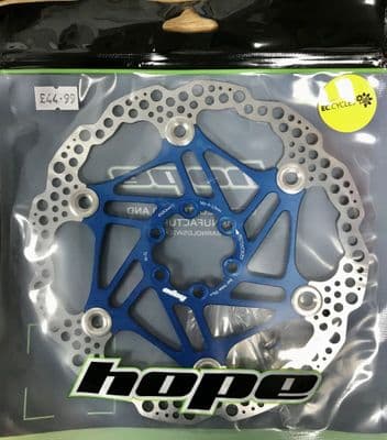 Hope Floating Disc Brake Rotor - 180mm - Blue