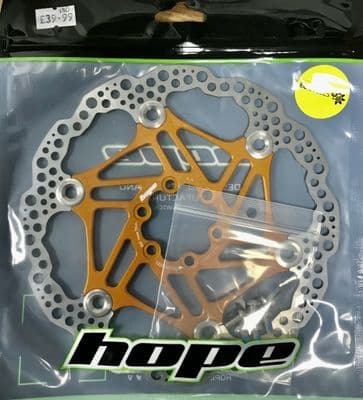 Hope Floating Disc Brake Rotor - 180mm - Orange