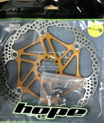 Hope Floating Disc Brake Rotor - 203mm - ORANGE