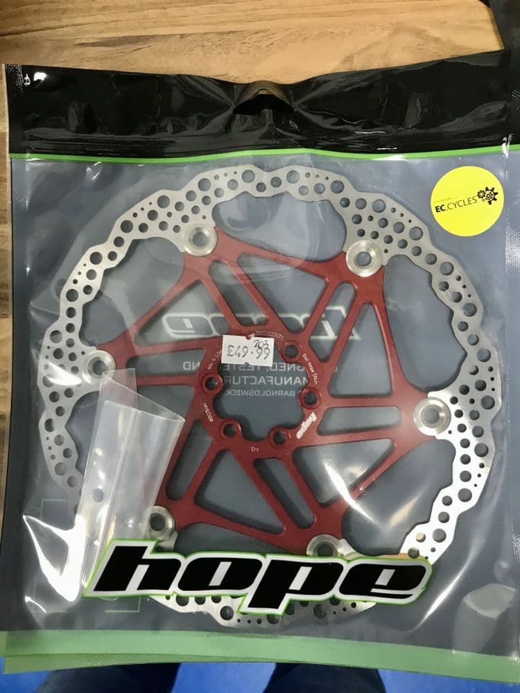 Hope rotor 203mm 未使用品 HOPE Brake Disc Floating two part 203 mm
