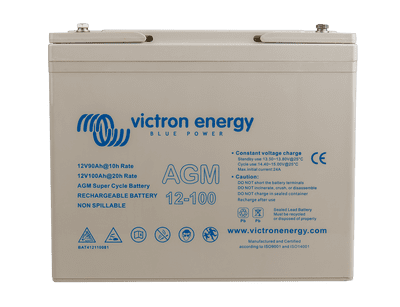 12V/100Ah AGM Super Cycle Batt. (M6)