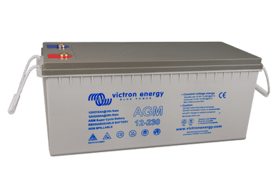 12V/230Ah AGM Super Cycle Batt. (M8)