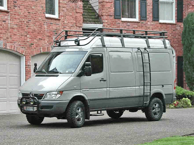 Aluminess Sprinter 03-06 Driver Side Ladder