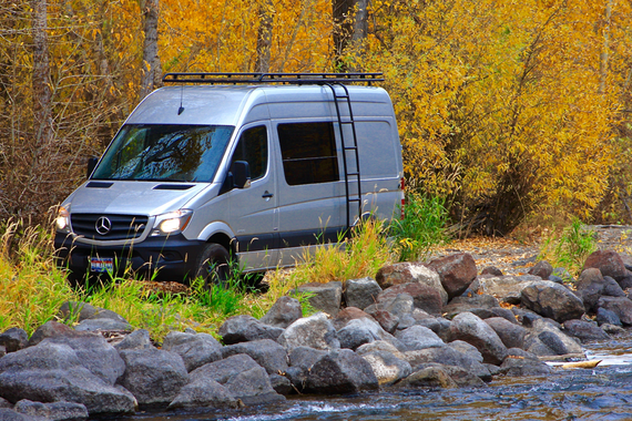 Aluminess Sprinter 07-16 Driver Side Ladder - High Roof