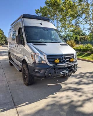 CAtuned Off-Road Shovelhead Winch Bumper for MB Sprinter 2008 to 2018