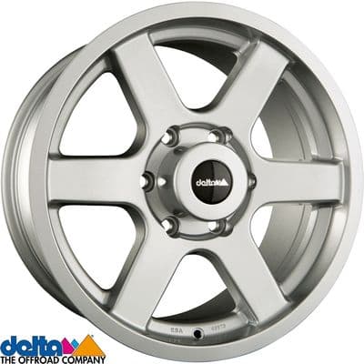 Delta4X4  Avventura 17X8,5 +40 Cb65,1 Silver to fit VW T5 T6  and  Crafter 2019+
