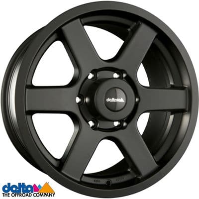 Delta4X4  Avventura 17X8,5 +45 Centre bore 78.1mm Black Matt to fit Fiat Ducato
