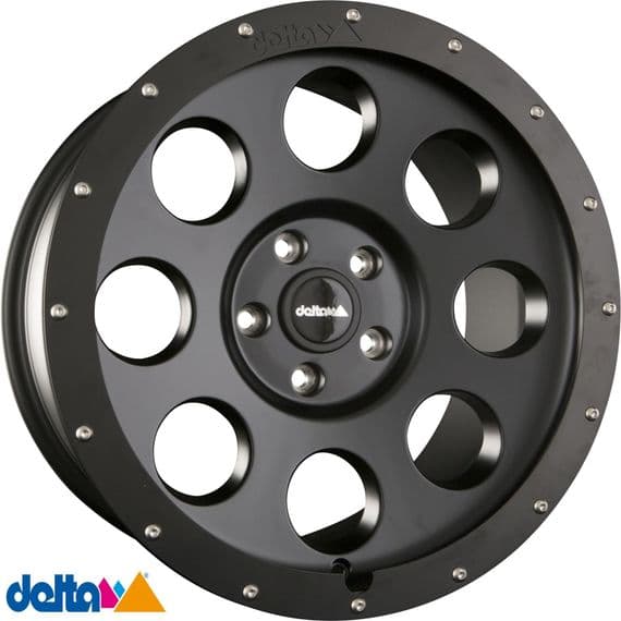 Delta4X4  Klassik_B 18X9 6x130 +45 Cb84.1 Black/Black Matt to fit Mercedes Sprinter '96 onwards
