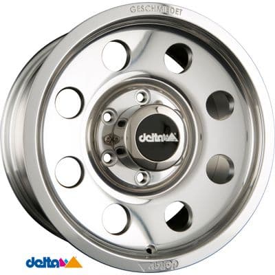 Delta4X4  Legacy Forged 18X9 5x130 +35 Centre bore 78.1mm Alloy Polished to fit Fiat Ducato
