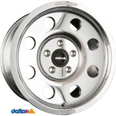 Delta4X4  Legacy Forged 18X9  Polished/Clearcoated to fit VW T5 T6  and  Crafter 2019+