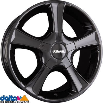 Delta4X4  Sins 18X8 5x130 +45 Centre bore 78.1mm Black to fit Fiat Ducato
