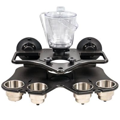 Double Decker Party Barge : Portable Bar Black
