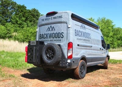 Ford Transit (2015-2019) Rear Swing Out Bumper