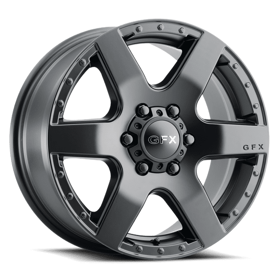 DD-100104 MV1 17x8 6-130 et40 CB84.1 Matte Black