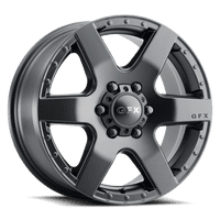 DD-100105 MV1 17x8 6-130 et60 CB84.1 Matte Black