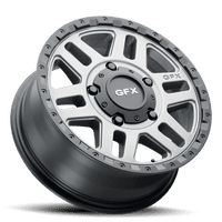 DD-100114 MV2 17x8 5-130 et60 CB84.1 Matte Grey w/ Matte Black Lip