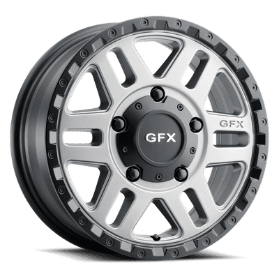 G-FX MV2 pcd 6/130 size 16 inch in Matte Grey w/ Matte Black Lip