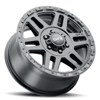 DD-100112 MV2 16x6.5 6-130 et45 CB84.1 Matte Grey w/ Matte Black Lip