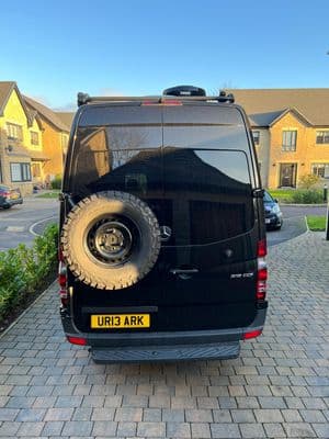 Gecko Van Tokay Crafter 2008 to 2018 spare wheel carrier
