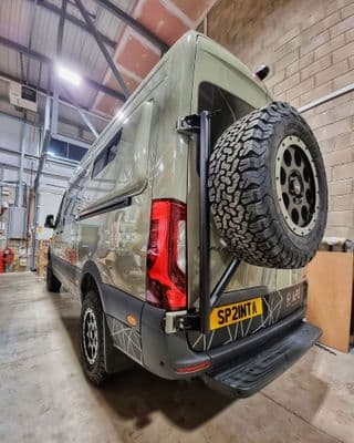 Gecko Van  Tokay Mercedes Sprinter 2019 + spare wheel carrier