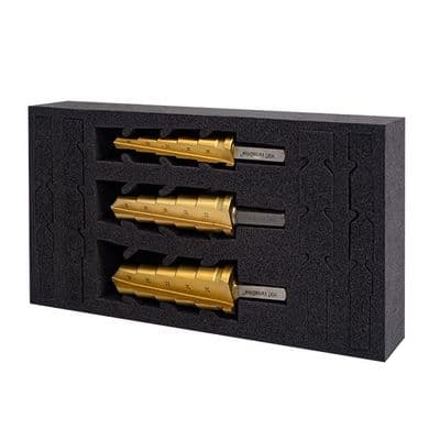 HMT VersaDrive ImpactaStep Cutter Set  9/16, 13/16, 1-1/16