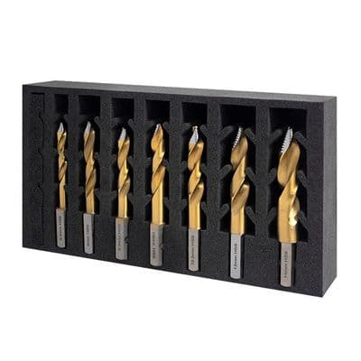 HMT VersaDrive TurboTip Impact Drill Bit Set, 6.8, 8, 8.5, 10, 10.5, 12, 14mm