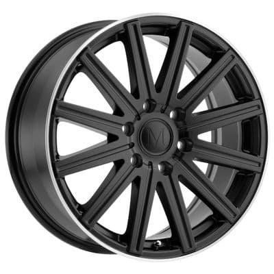 MANDRUS STARK MATTE BLACK W/MACHINE LIP EDGE