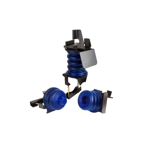 SumoSprings® are a patented suspension product designed to enhance load carrying ability, stabilize sway, and improve overall driver control and ride comfort. They are maintenance free, do not leak air, and do not require airlines or compressors. SumoSprings® are manufactured in a variety of heights, diameters and densities to support multiple front and rear applications. They are manufactured from proprietary closed micro-cellular urethane providing a smooth and progressive spring rate with superior damping properties.