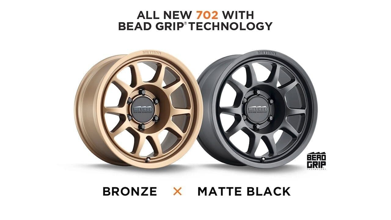 Method Race Wheels MR703 Bead Grip Black 17"