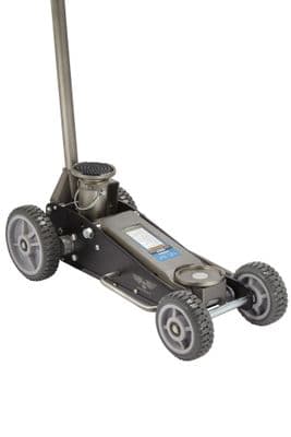 Pro-Eagle 2 Ton Aluminum Floor Jack Big Wheel (Black)